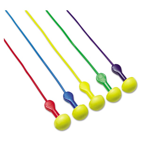 No Advanced Foam; Thermoplastic Round Pod Shape, 25 dB, Yellow/Assorted, 100 PK
